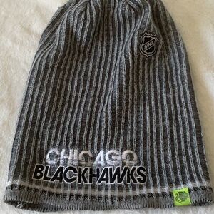 Reebok Gray Chicago Blackhawks Beanie NHL